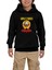 Guns N Roses Hands And Light Siyah Çocuk Kapşonlu Sweatshirt 1