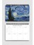 Haftalık Planlayıcı A5 Defter, Esnek Ince Karton Kapaklı, 1 Yıllık Plan, Van Gogh Yıldızlı Gece 4