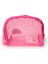 Örgü Makyaj Çantası Pembe 6