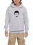 Queen Freddie Mercury Face Gri Çocuk Kapşonlu Sweatshirt 1