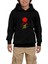 Flash Siyah Çocuk Kapşonlu Sweatshirt 1