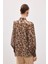 Fular Detaylı Bluz - Kahve 8