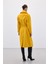 Beli Bağlamalı Uzun Kaban - Sarı 8