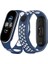 Xiaomi Mi Band 4 Spor Delikli Kordon - Lacivert-Beyaz 1