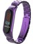 Xiaomi Mi Band 4 Metal Baklalı Kordon - Mor 1
