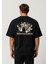 Fallen Dreams Boxy Fit Siyah T-Shirt 1