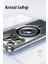 iPhone 15 Pro Max Kılıf Crystal Magsafe Kapak - Şeffaf 5