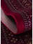 Sateen Afghan SFG03 Red Afgan Desenlerine Sahip Hav Vermez Yıkanabilir Kaymaz Tabanlı Makine Halısı 2