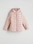 Lcw Eco Pembe Kapüşonlu Kız Çocuk Şişme Mont 1