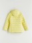Lcw Eco Sarı Kapüşonlu Kız Çocuk Şişme Mont 2