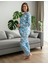 Bulut Desenli Pamuklu Pijama Takımı 3