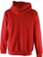 Kapüşonlu Tam Fermuarlı 3 Iplik Kırmızı Erkek Sweatshirt 5466-1 3