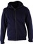 Kapüşonlu Tam Fermuarlı 3 Iplik Indigo Erkek Sweatshirt 5466-1 1