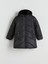 Lcw Eco Siyah Kapüşonlu Kız Çocuk Mont 3