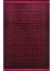 Sateen Afghan SFG03 Red Afgan Desenlerine Sahip Hav Vermez Yıkanabilir Kaymaz Tabanlı Makine Halısı 1