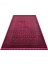 Sateen Afghan SFG03 Red Afgan Desenlerine Sahip Hav Vermez Yıkanabilir Kaymaz Tabanlı Makine Halısı 6