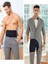 Karın Kontrol Bodysuit ve İç Çamaşırı Fitness Vücut Şekillendirici 3 Boyutlu Erkek Duble Korse Boxer 3
