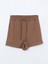 Yeni Sezon Beli Lastikli Kadın Şort 5