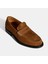 Erkek Taba Süet Deri Loafer 5