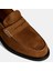 Erkek Taba Süet Deri Loafer 6