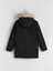 Lcw Kids Siyah Kapüşonlu Erkek Çocuk Mont 2