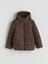 Lcw Kids Kahverengi Kapüşonlu Erkek Çocuk Şişme Mont 1