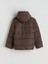 Lcw Kids Kahverengi Kapüşonlu Erkek Çocuk Şişme Mont 4