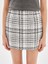 Yeni Sezon Beli Fermuarlı Ekose Kadın Şort Etek 3