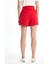 Yeni Sezon Kadın Beli Fermuarlı Düz Şortlu Etek 5