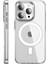 iPhone 15 Pro Max Kılıf Crystal Magsafe Kapak - Şeffaf 1