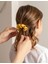 Çocuk Saten Toka - Altın Tozu – Tekli Lüks Lastik Model Scrunchie 3