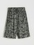 Yeni Sezon Beli Lastikli Çiçekli Kadın Şort 5