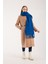 Unisex Puffy Düz Renk Şal Atkı 4