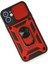 iPhone 11 Kılıf Pars Lens Yüzüklü Silikon - Kırmızı 3