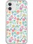iPhone 11 Uyumlu Dekoratif Çiçekler Baskılı Silikon Kılıf 1