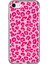 iPhone 6 - 6s Uyumlu Pembe Leopar Tasarımlı Baskılı Silikon Kılıf 1