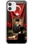 iPhone 11 Uyumlu Atatürk Türk Bayrağı Tablo Baskılı Silikon Kılıf 1