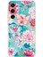 Samsung Galaxy S23 Fe Uyumlu Kelebekler ve Çiçekler Baskılı Silikon Kılıf 1