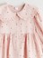 Yeni Sezon Bebe Yaka Puantiyeli Kız Çocuk Elbise 3