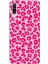 Samsung Galaxy A30S - A50 Uyumlu Pembe Leopar Tasarımlı Baskılı Silikon Kılıf 1