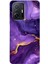 Xiaomi Mi 11T - 11T Pro Uyumlu Ametist Taşı Mor Mermer Baskılı Silikon Kılıf 1
