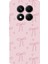Redmi Note 14 Pro 5g Uyumlu Pembe Kalpli Fiyonklar Baskılı Silikon Kılıf 1