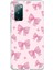Samsung Galaxy S20 Fe Uyumlu Pembe Fiyonklar Baskılı Silikon Kılıf 1