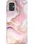 Samsung Galaxy M31S Uyumlu Pembe Mermer Baskılı Silikon Kılıf 1