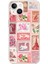 iPhone 13 - 14 Uyumlu Pembe Posta Pulları Baskılı Silikon Kılıf 1