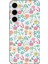 Galaxy S24 Fe Uyumlu Dekoratif Çiçekler Baskılı Silikon Kılıf 1