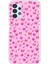 Samsung Galaxy A13 Uyumlu Pembe Minik Kalpler Baskılı Silikon Kılıf 1