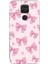 Redmi Note 9 Uyumlu Pembe Fiyonklar Baskılı Silikon Kılıf 1