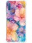 Samsung Galaxy A7 2018 Uyumlu Renkli Çiçekler Sulu Boya Baskılı Silikon Kılıf 1