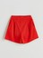 Yeni Sezon Beli Lastikli Pileli Kadın Şort 5